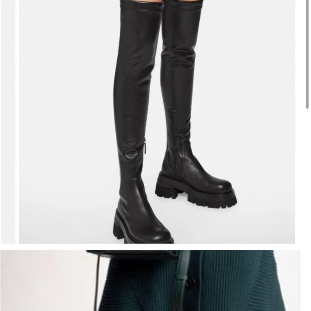 Unreal / Worn twice Versace Thigh High Boots